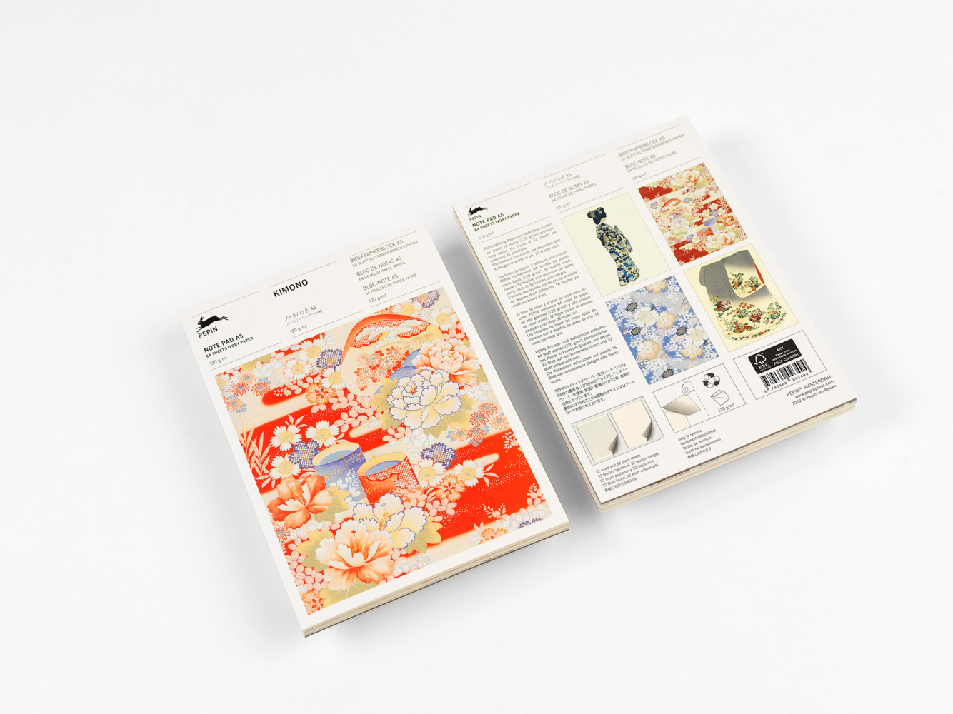 Cover: 9789460093494 | Kimono | Writing Paper &amp; Note Pad A5 | Pepin van Roojen | Stück | 2022