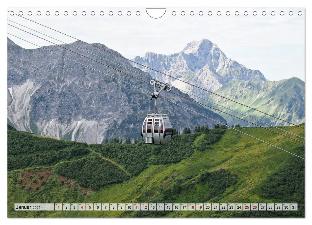 Bild: 9783457155417 | Bergbahnen in den Alpen (Wandkalender 2025 DIN A4 quer), CALVENDO...