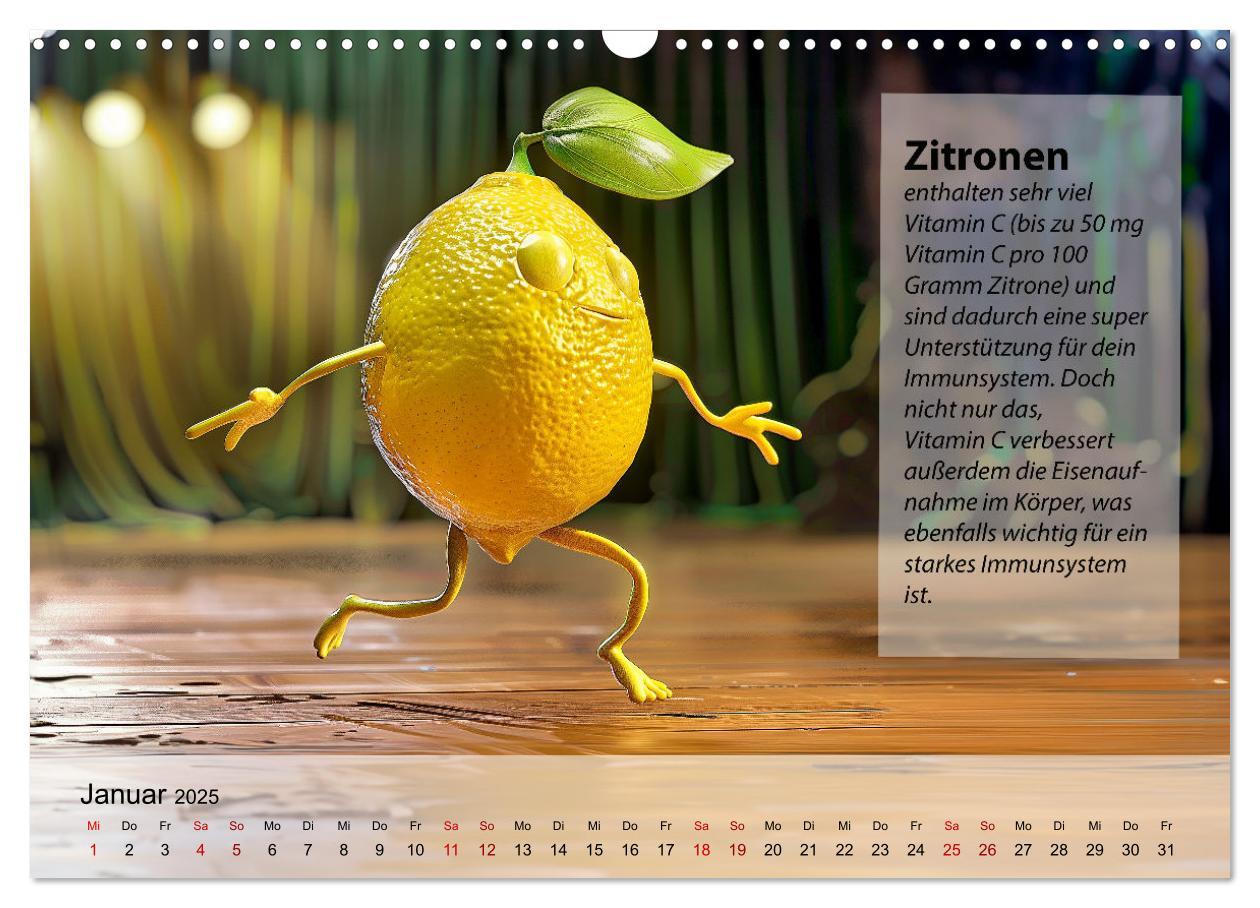 Bild: 9783457127117 | Tanzende Früchtchen (Wandkalender 2025 DIN A3 quer), CALVENDO...