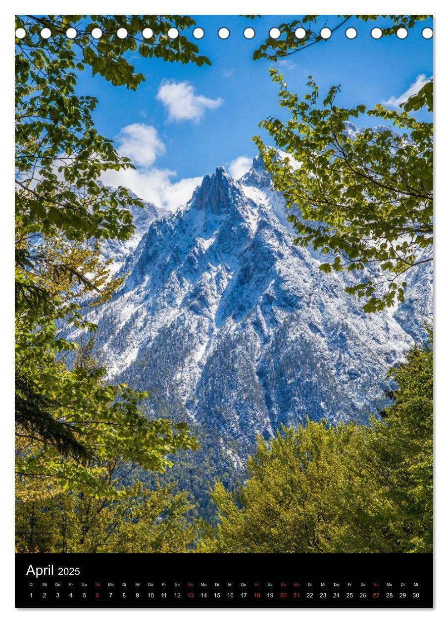 Bild: 9783457040751 | Bergblicke - Mittenwald (Tischkalender 2025 DIN A5 hoch), CALVENDO...