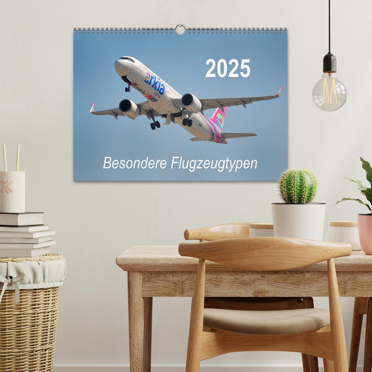 Bild: 9783435100644 | Besondere Flugzeugtypen (Wandkalender 2025 DIN A3 quer), CALVENDO...