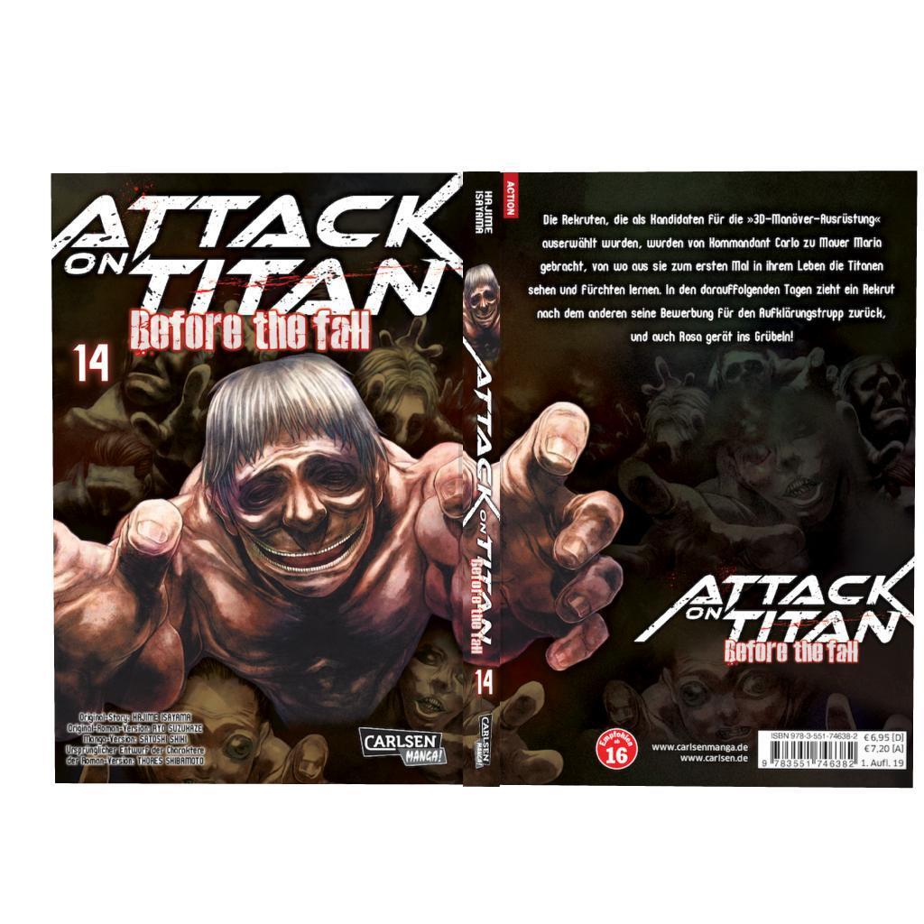 Bild: 9783551746382 | Attack on Titan - Before the Fall 14 | Hajime Isayama (u. a.) | Buch