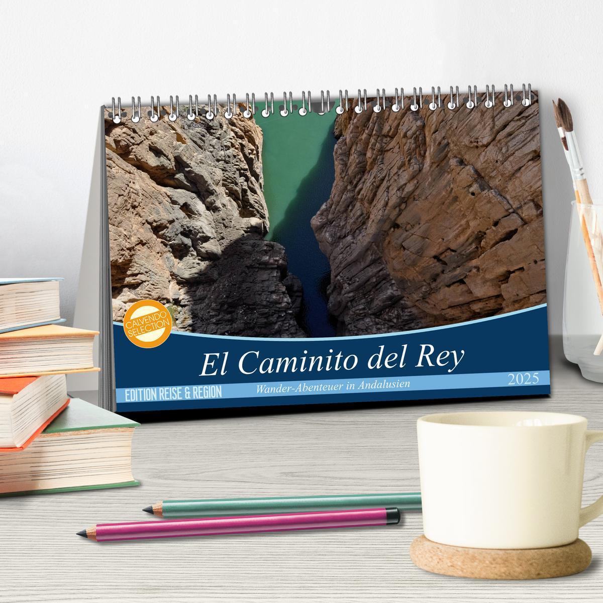 Bild: 9783435404520 | El Caminito del Rey (Tischkalender 2025 DIN A5 quer), CALVENDO...