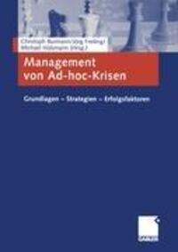 Cover: 9783409125741 | Management von Ad-hoc-Krisen | Christoph Burmann (u. a.) | Taschenbuch