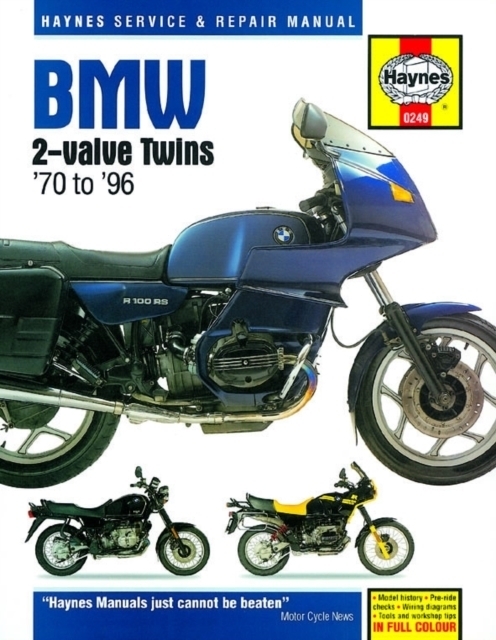 Cover: 9780857339027 | BMW 2-valve twins (70-96) Haynes Repair Manual | Haynes Publishing