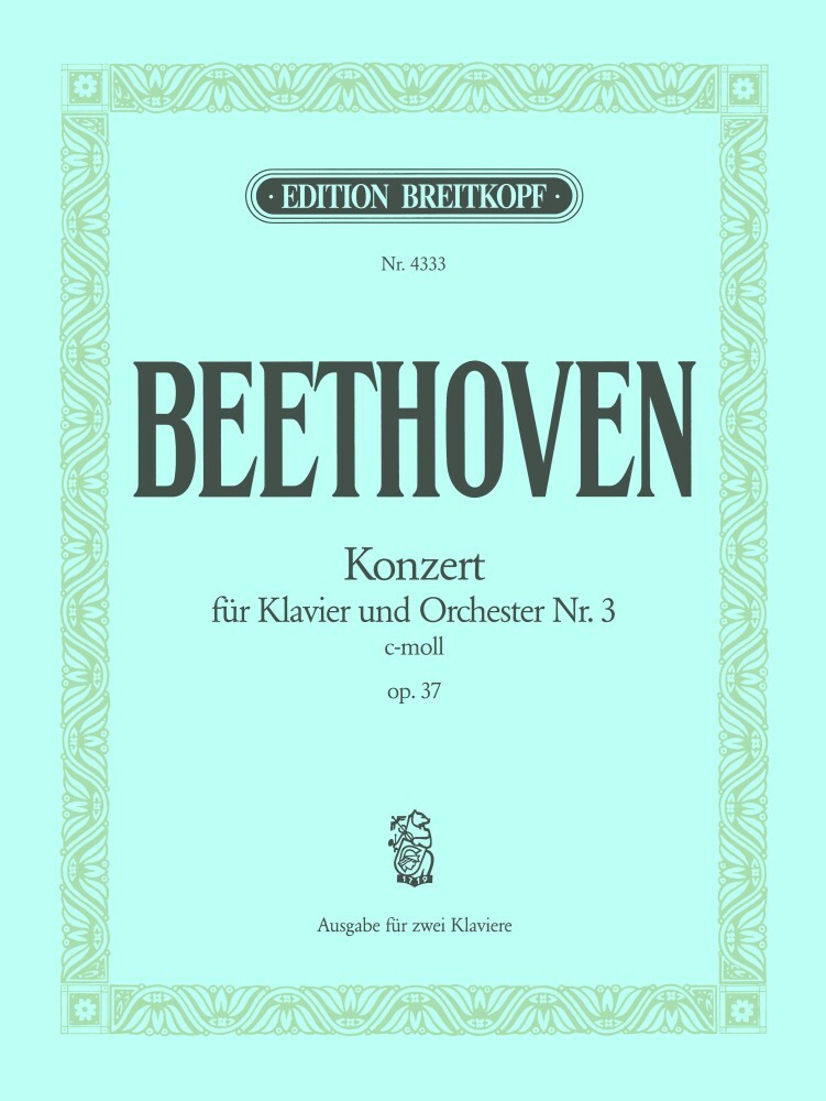 Cover: 9790004162828 | Concert 03 C Op.37 | Ludwig van Beethoven | Buch | Breitkopf &amp; Härtel