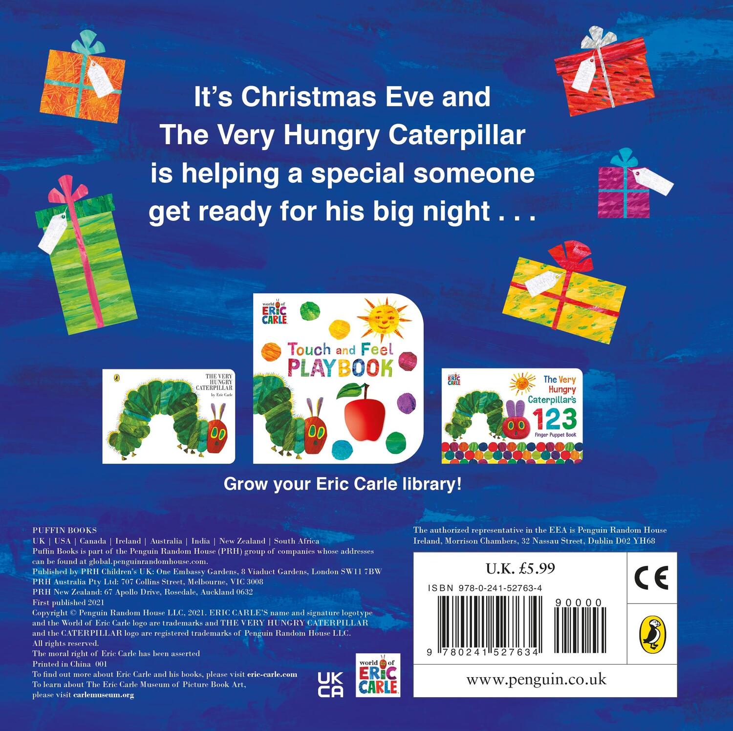 Rückseite: 9780241527634 | The Very Hungry Caterpillar and Father Christmas | Eric Carle | Buch