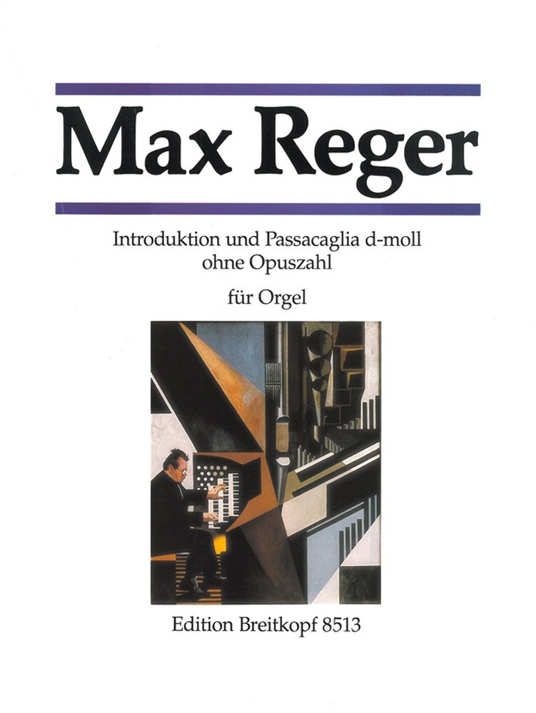 Cover: 9790004180501 | Introduction &amp; Passacaglia D | Max Reger | Breitkopf Urtext Edition