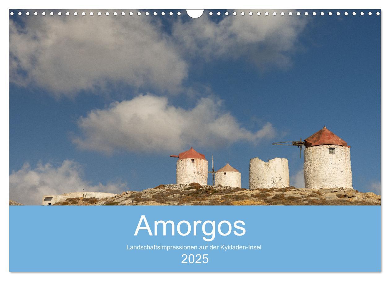 Cover: 9783435000135 | Amorgos - Kykladenimpressionen (Wandkalender 2025 DIN A3 quer),...