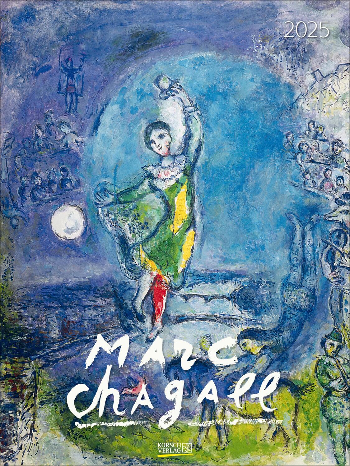 Cover: 9783731875451 | Marc Chagall 2025 | Verlag Korsch | Kalender | Spiralbindung | 14 S.