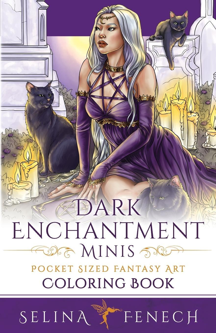 Cover: 9781922390400 | Dark Enchantment Minis - Pocket Sized Fantasy Art Coloring Book | Buch