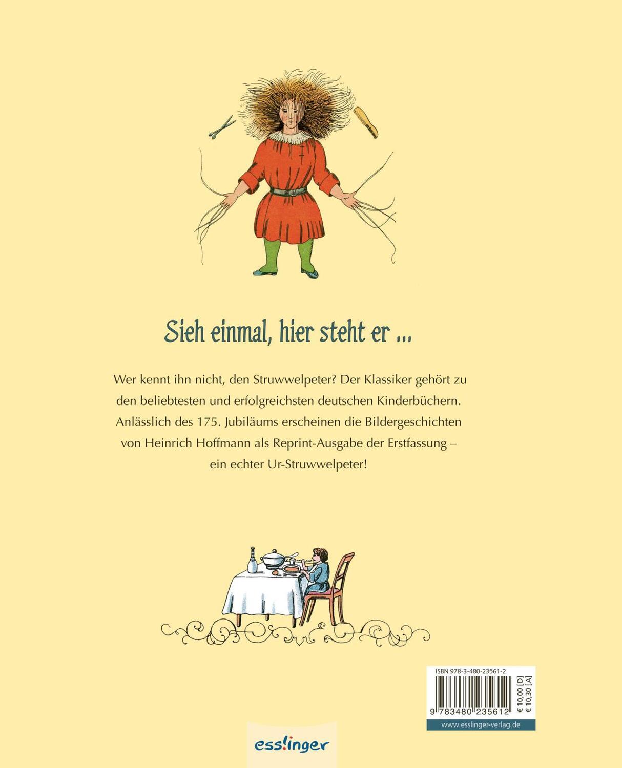 Rückseite: 9783480235612 | Der Struwwelpeter: Lustige Geschichten und drollige Bilder | Hoffmann