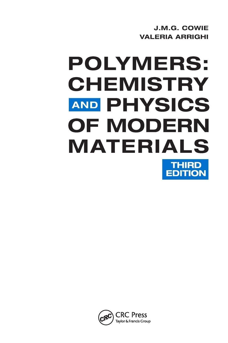 Cover: 9780849398131 | Polymers | Chemistry and Physics of Modern Materials, Third Edition