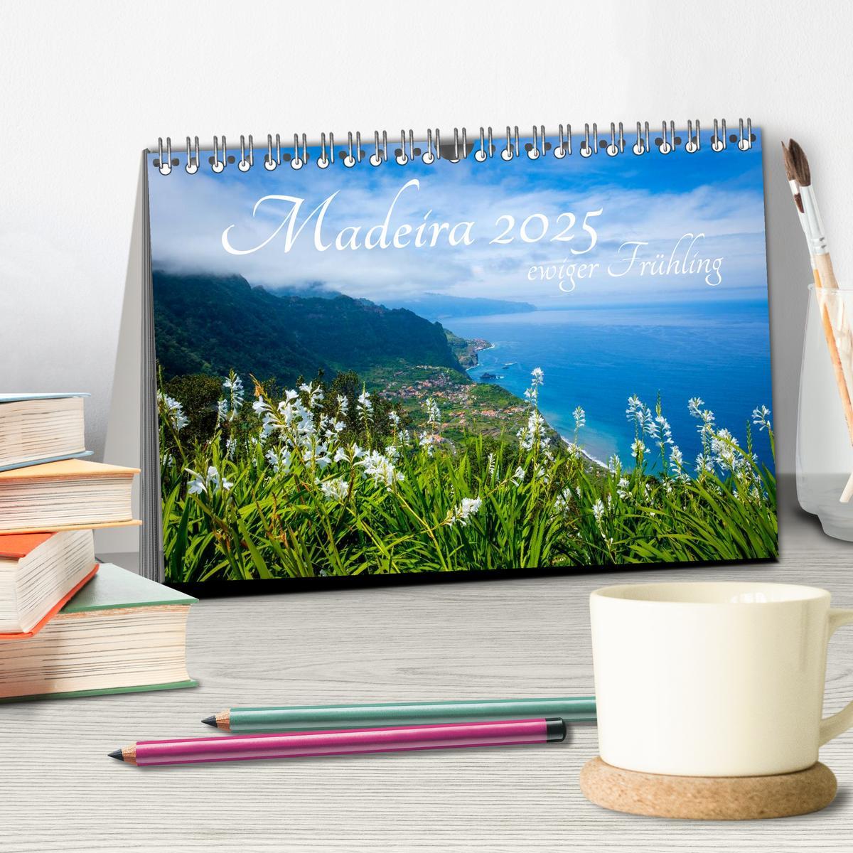 Bild: 9783435560653 | Madeira - ewiger Frühling (Tischkalender 2025 DIN A5 quer),...