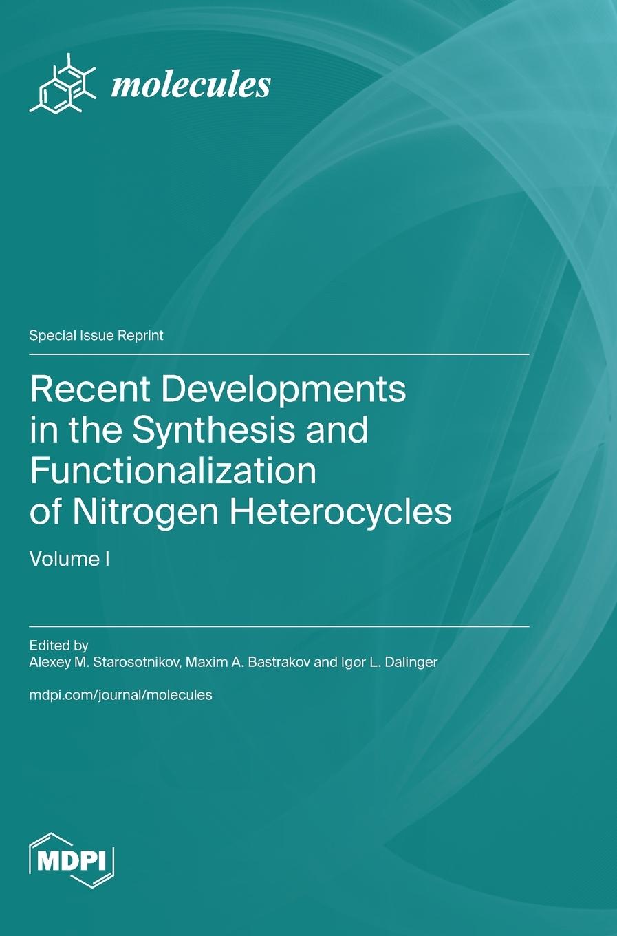 Cover: 9783725820795 | Recent Developments in the Synthesis and Functionalization of...