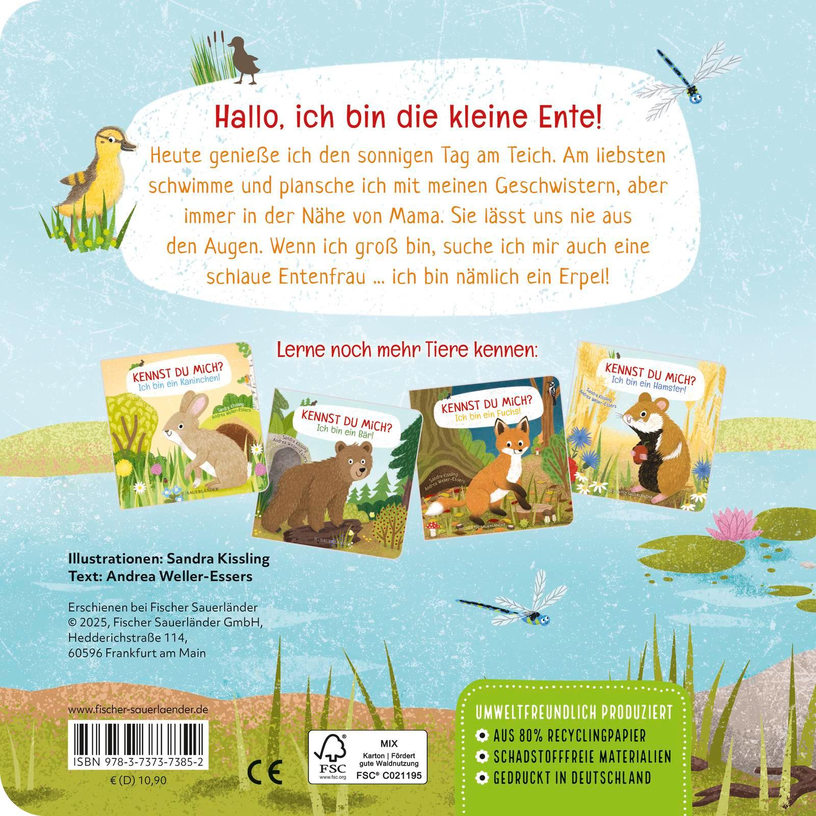 Rückseite: 9783737373852 | Kennst du mich? Ich bin eine Ente! | Andrea Weller-Essers | Buch