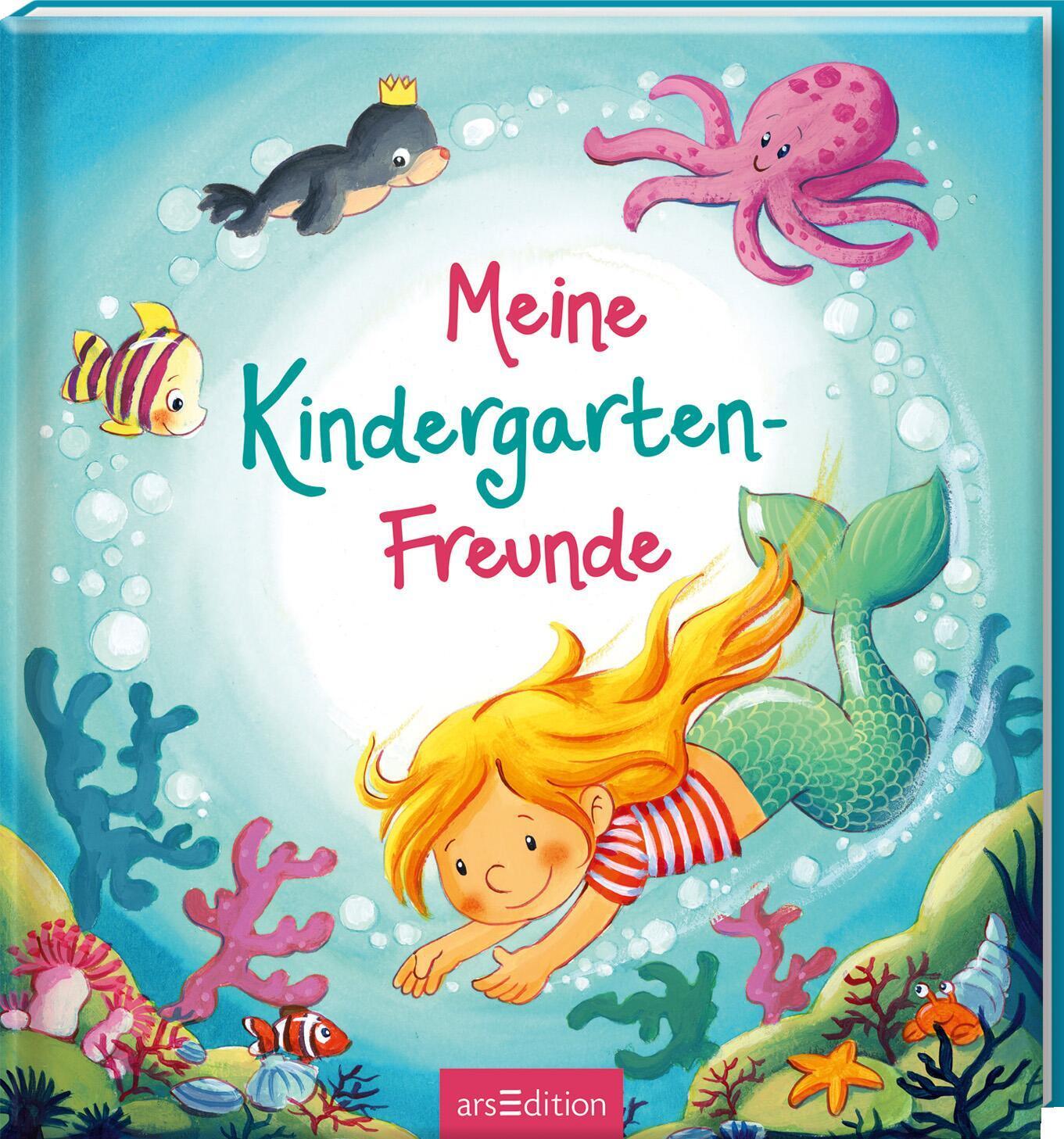 Cover: 4014489120902 | Meine Kindergarten-Freunde (Meerjungfrau) | Buch | Hardcover wattiert