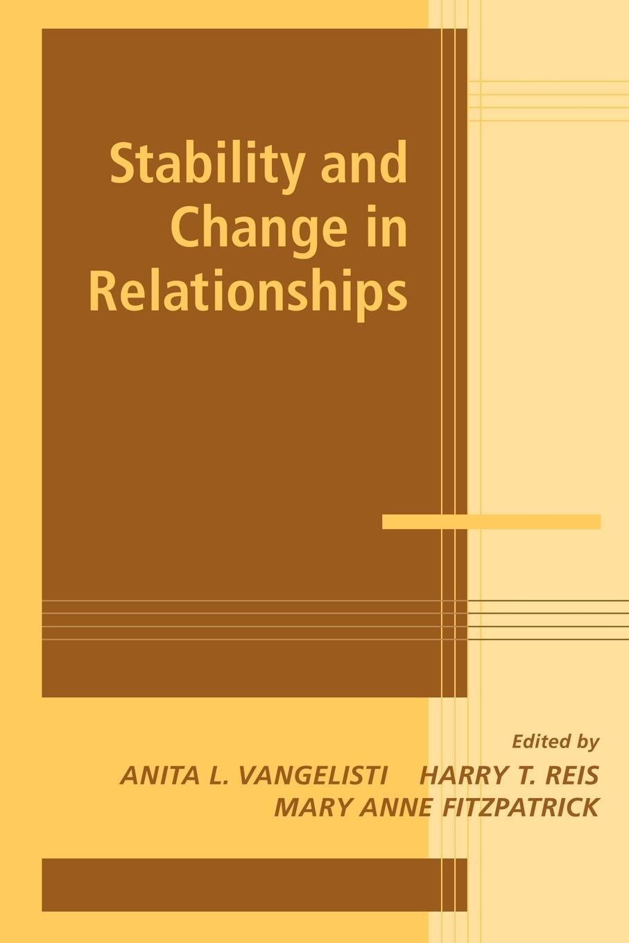 Cover: 9780521369909 | Stability and Change in Relationships | Anita L. Vangelisti | Buch