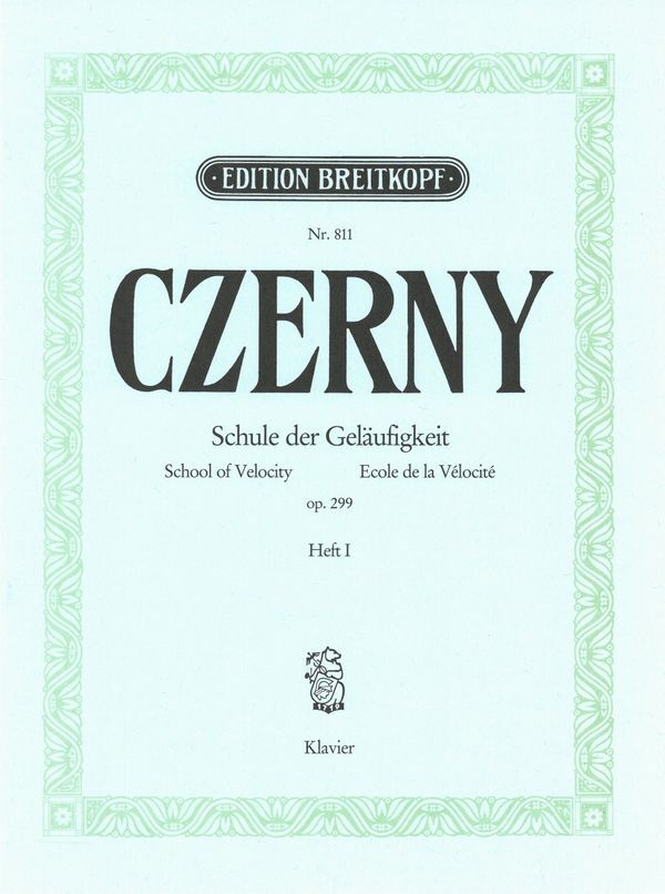 Cover: 9790004160275 | Schule der Geläufigkeit op.299 Band 1 für Klavier | Carl Czerny | Buch