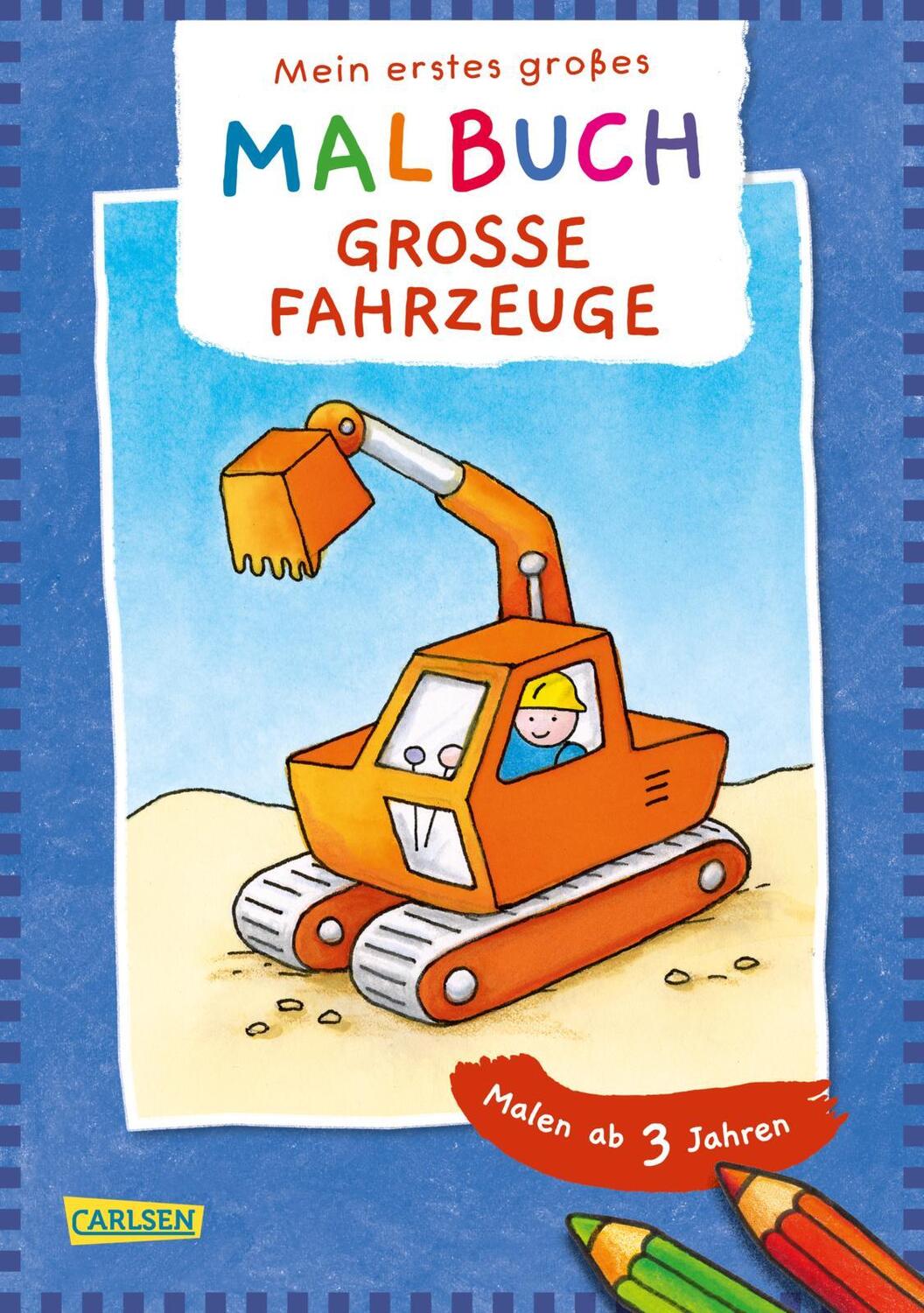 Cover: 9783551191243 | Ausmalbilder für Kita-Kinder: Mein erstes großes Malbuch: Große...