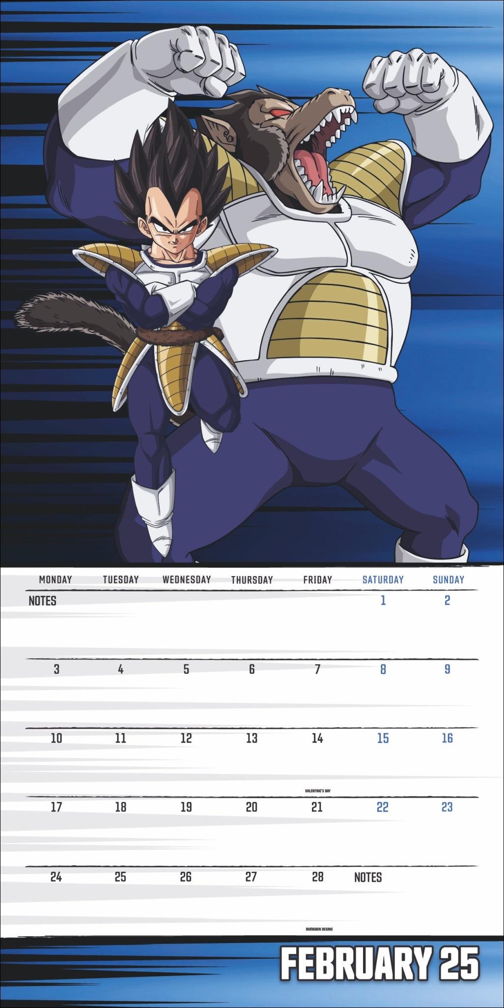 Bild: 9783840196881 | Dragon Ball Z Broschurkalender 2025 | Kalender | 28 S. | Englisch