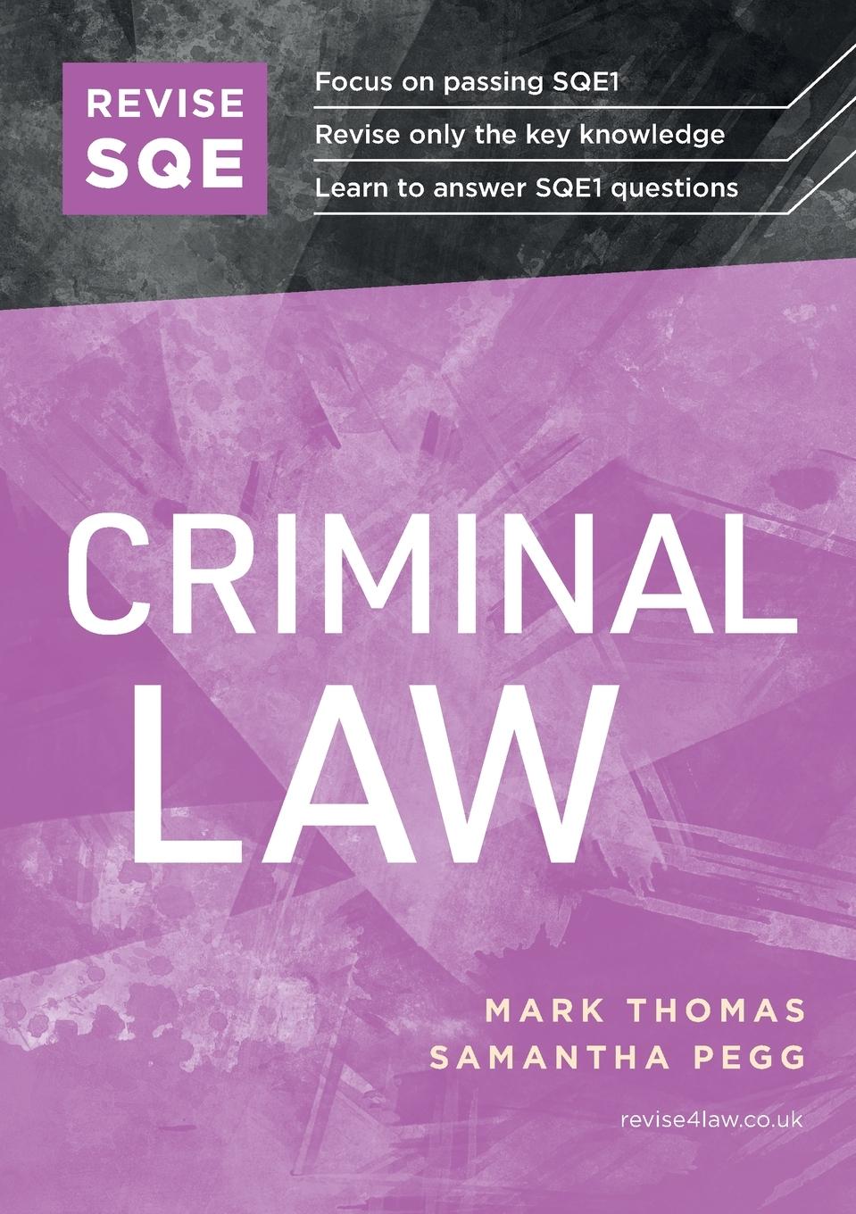 Cover: 9781914213687 | Revise SQE Criminal Law | SQE1 Revision Guide 2nd ed | Thomas (u. a.)