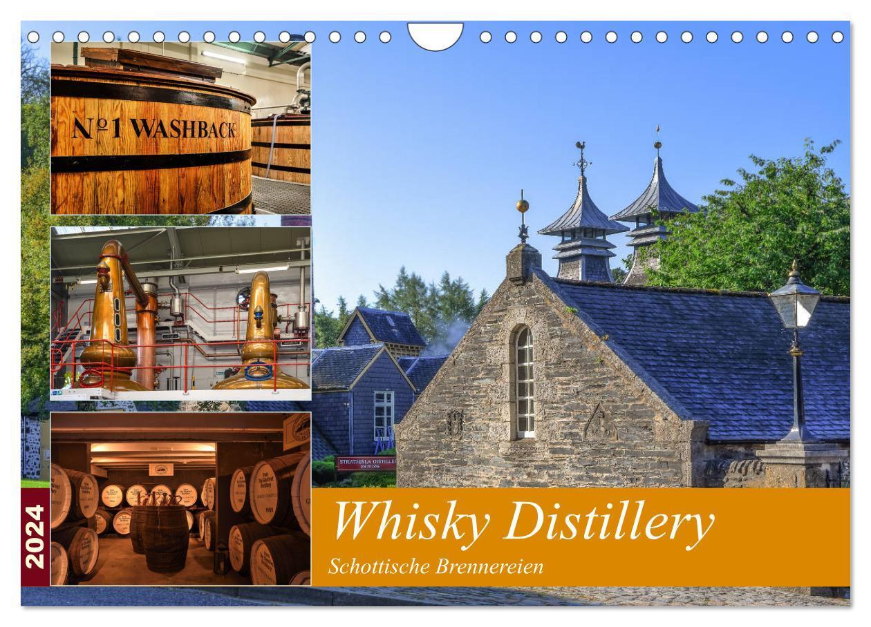 Cover: 9783675563827 | Whisky Distillery - Schottische Brennereien (Wandkalender 2024 DIN...