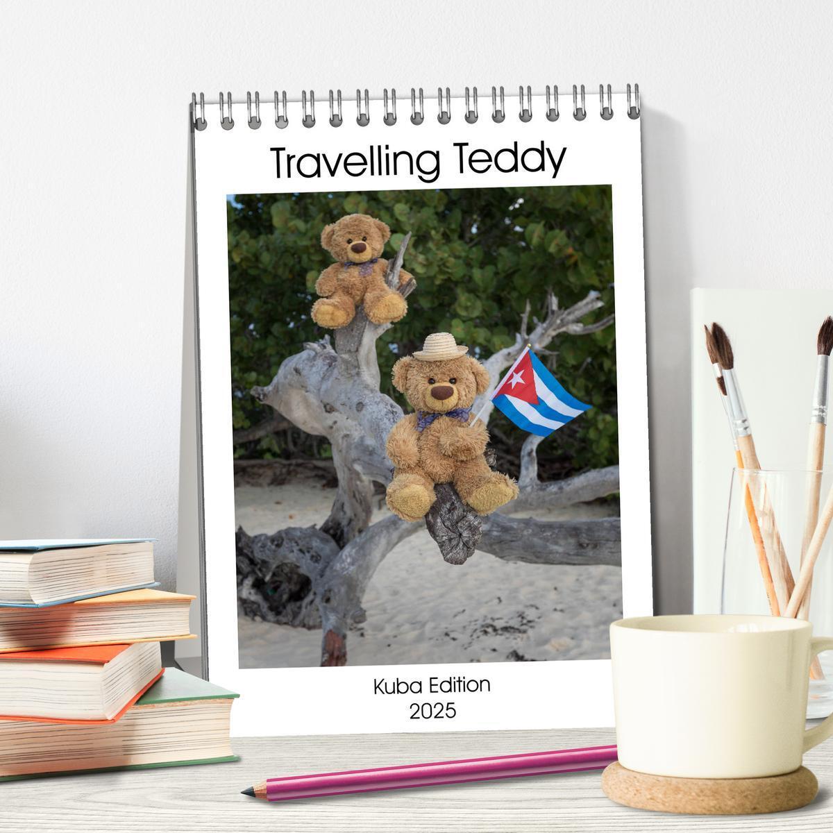 Bild: 9783435984435 | Travelling Teddy Kuba Edition 2025 (Tischkalender 2025 DIN A5...