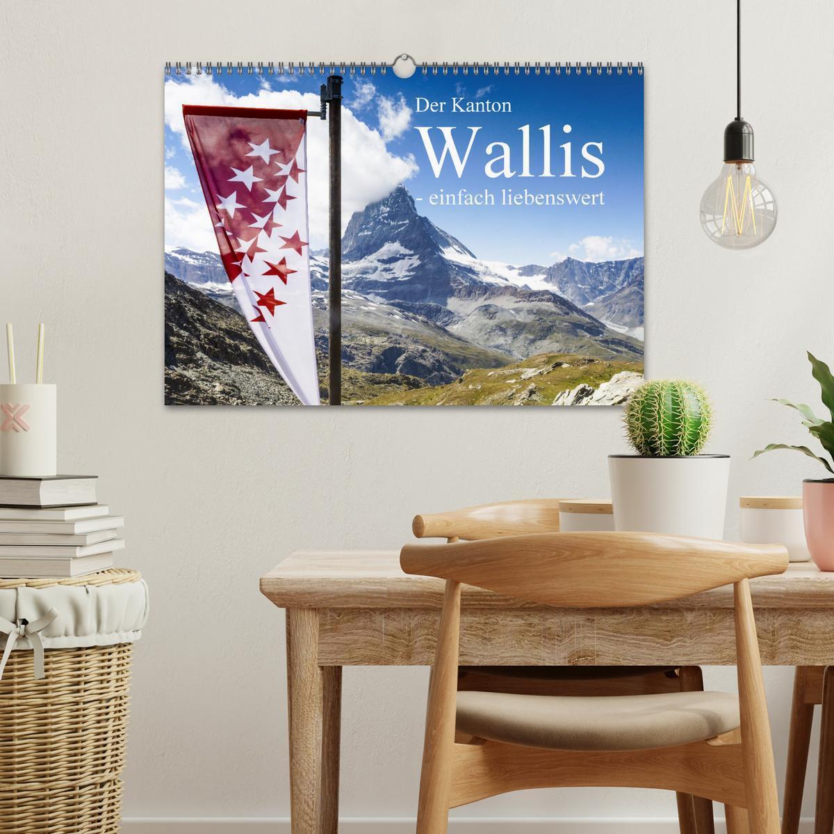 Bild: 9783435104048 | Der Kanton Wallis - einfach liebenswert (Wandkalender 2025 DIN A3...