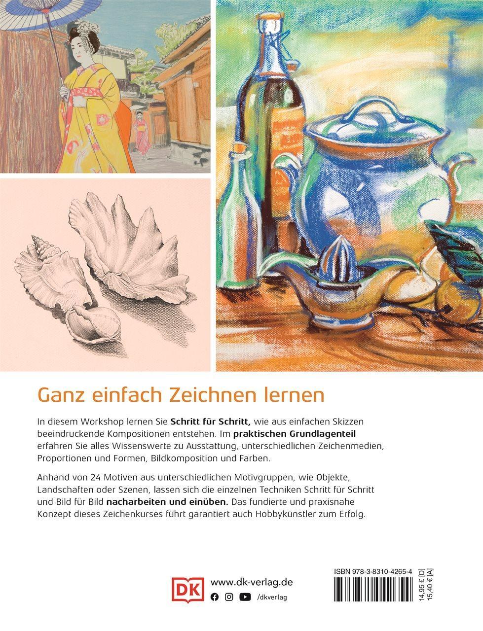 Rückseite: 9783831042654 | Zeichnen - ein Workshop | Lucy Watson (u. a.) | Taschenbuch | 248 S.