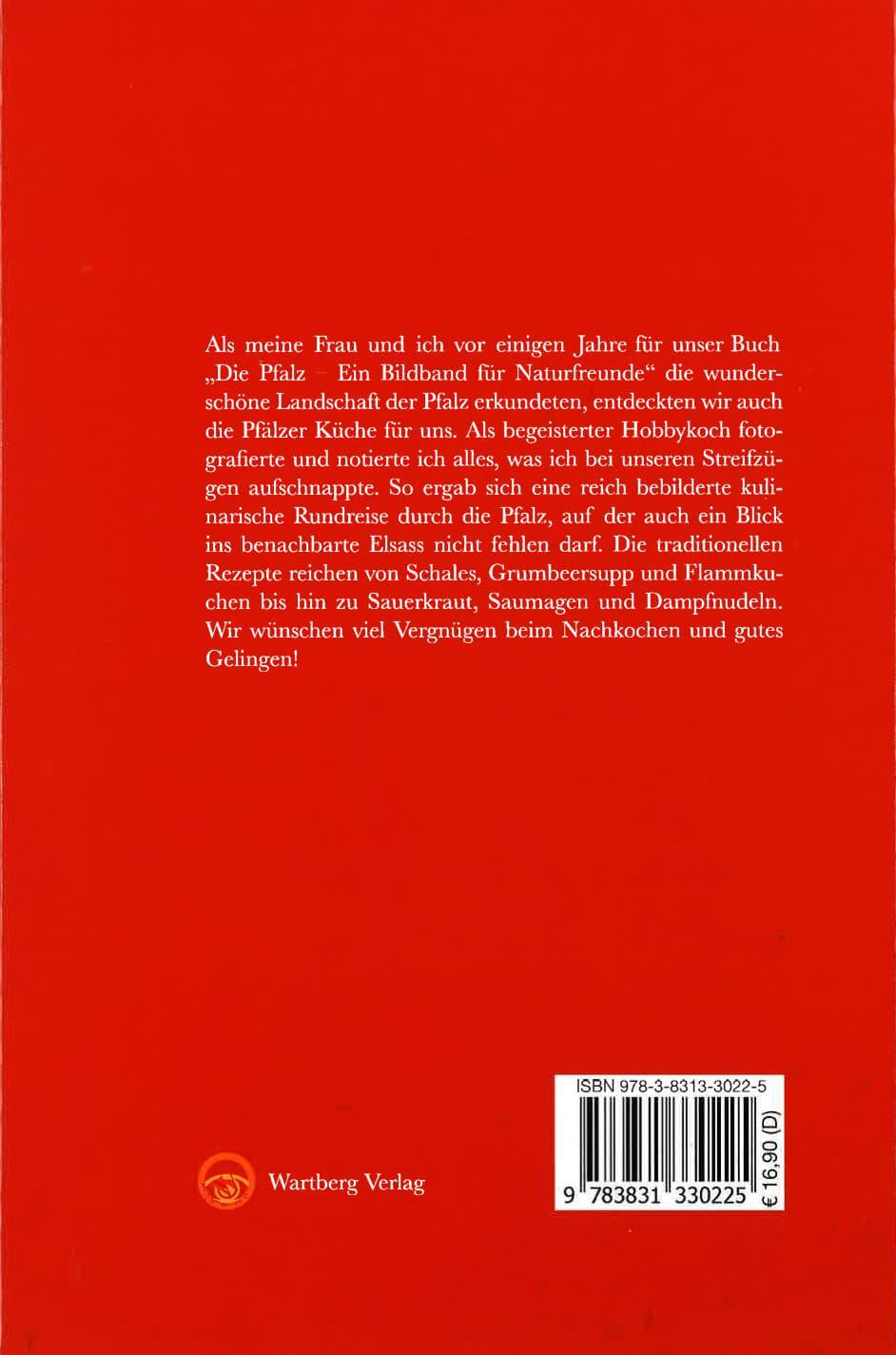 Rückseite: 9783831330225 | Herzhafte Pfälzer Küche mit einer Prise Elsass | Horst Bless | Buch