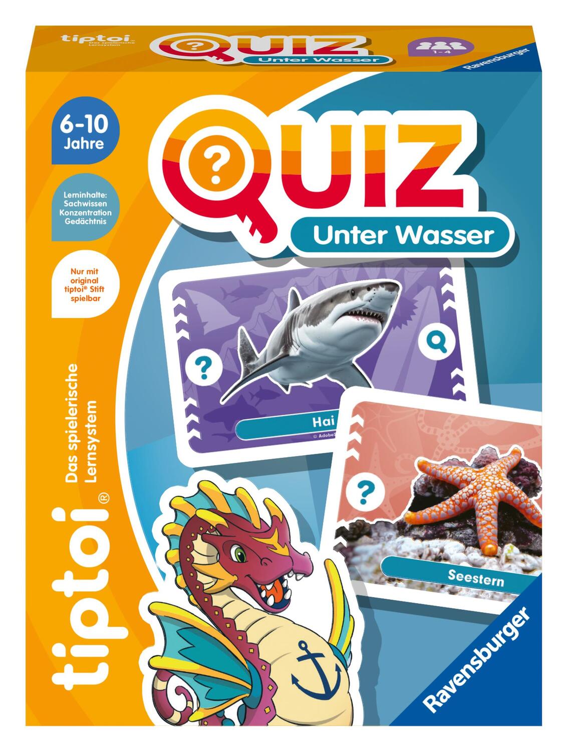 Cover: 4005556001927 | Ravensburger tiptoi 00192 Quiz Unter Wasser, Quizspiel für Kinder...