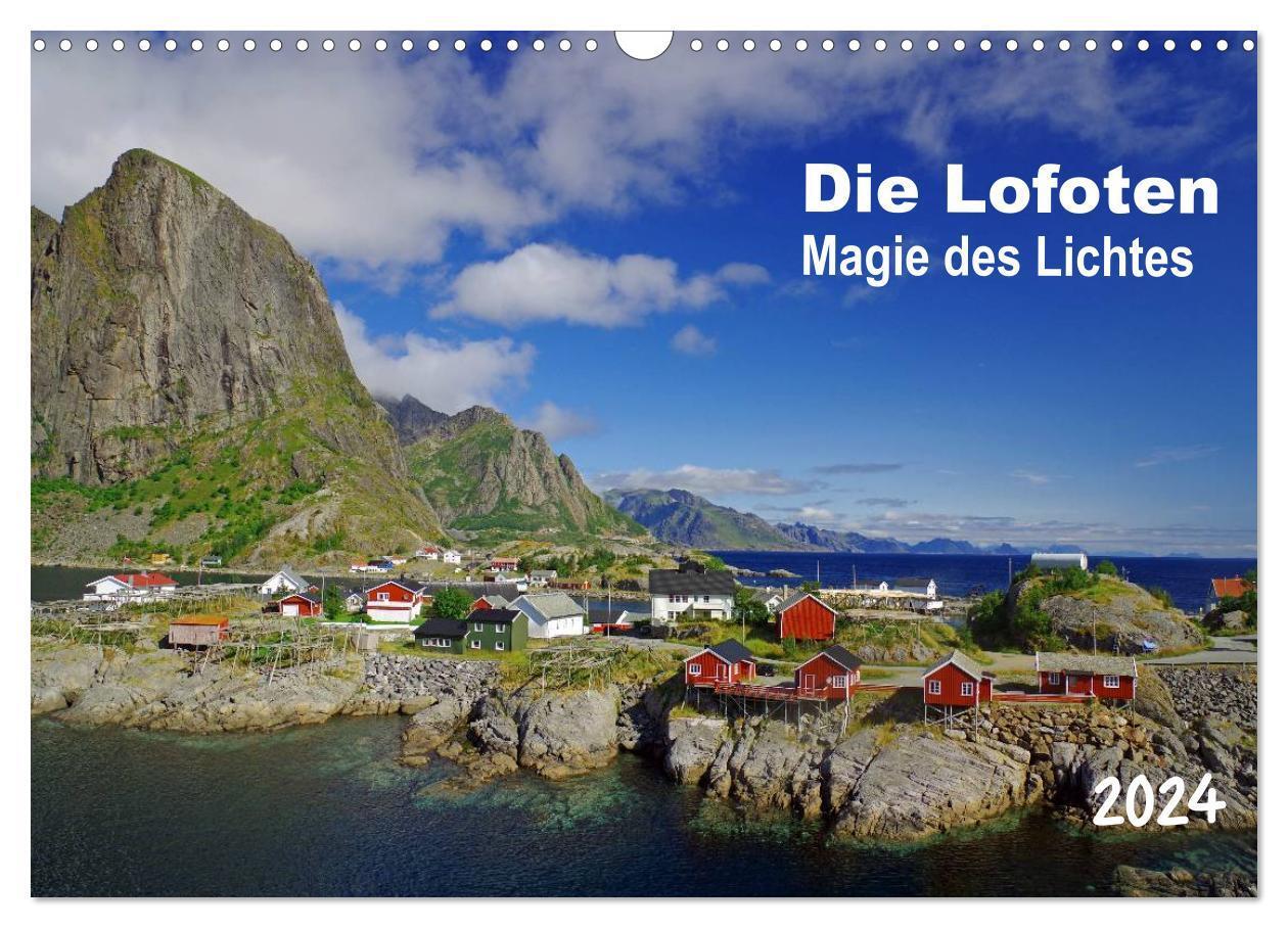 Cover: 9783383623820 | Die Lofoten - Magie des Lichtes (Wandkalender 2024 DIN A3 quer),...