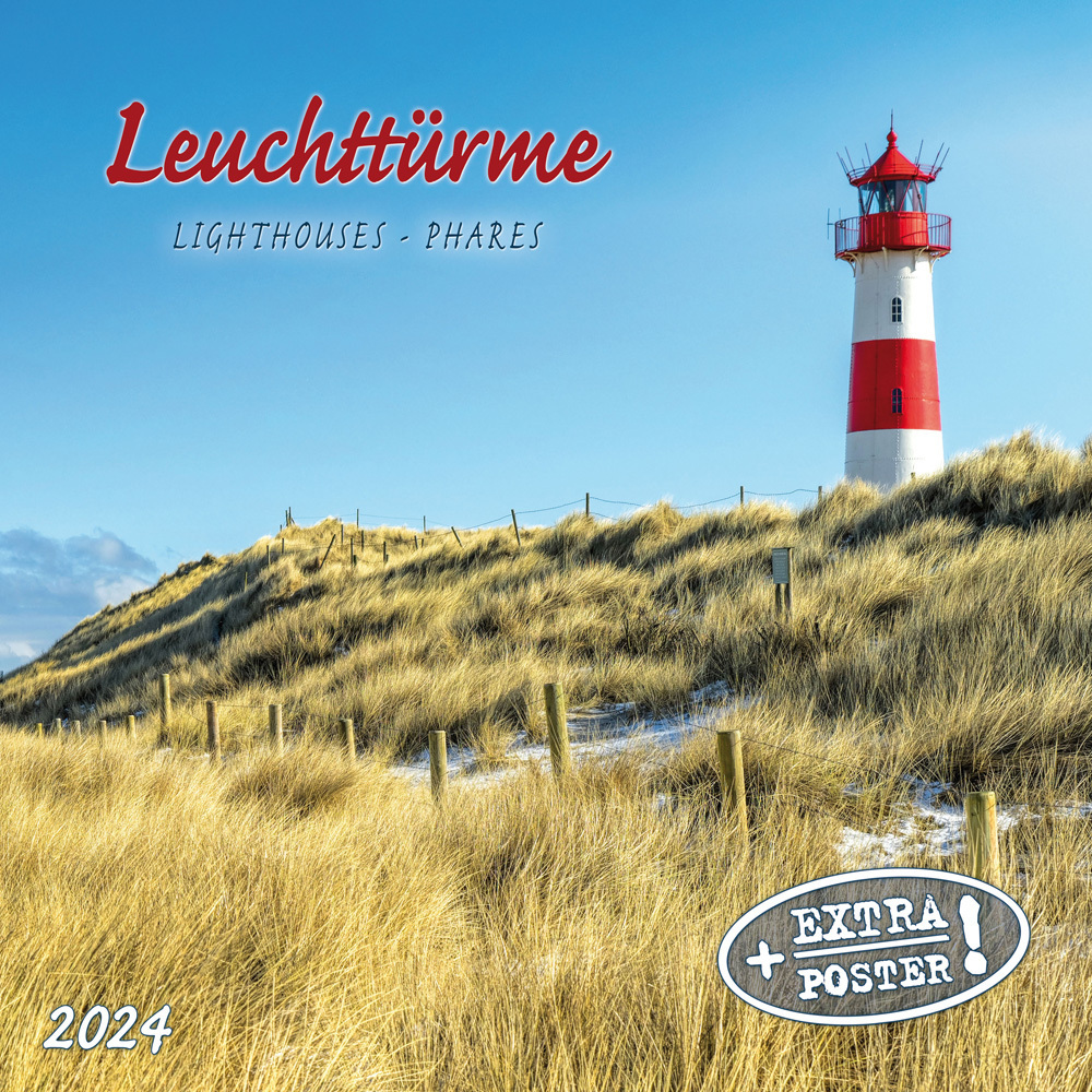 Cover: 9783959293198 | Leuchttürme 2024 | Kalender 2024 | Kalender | Drahtheftung | 28 S.