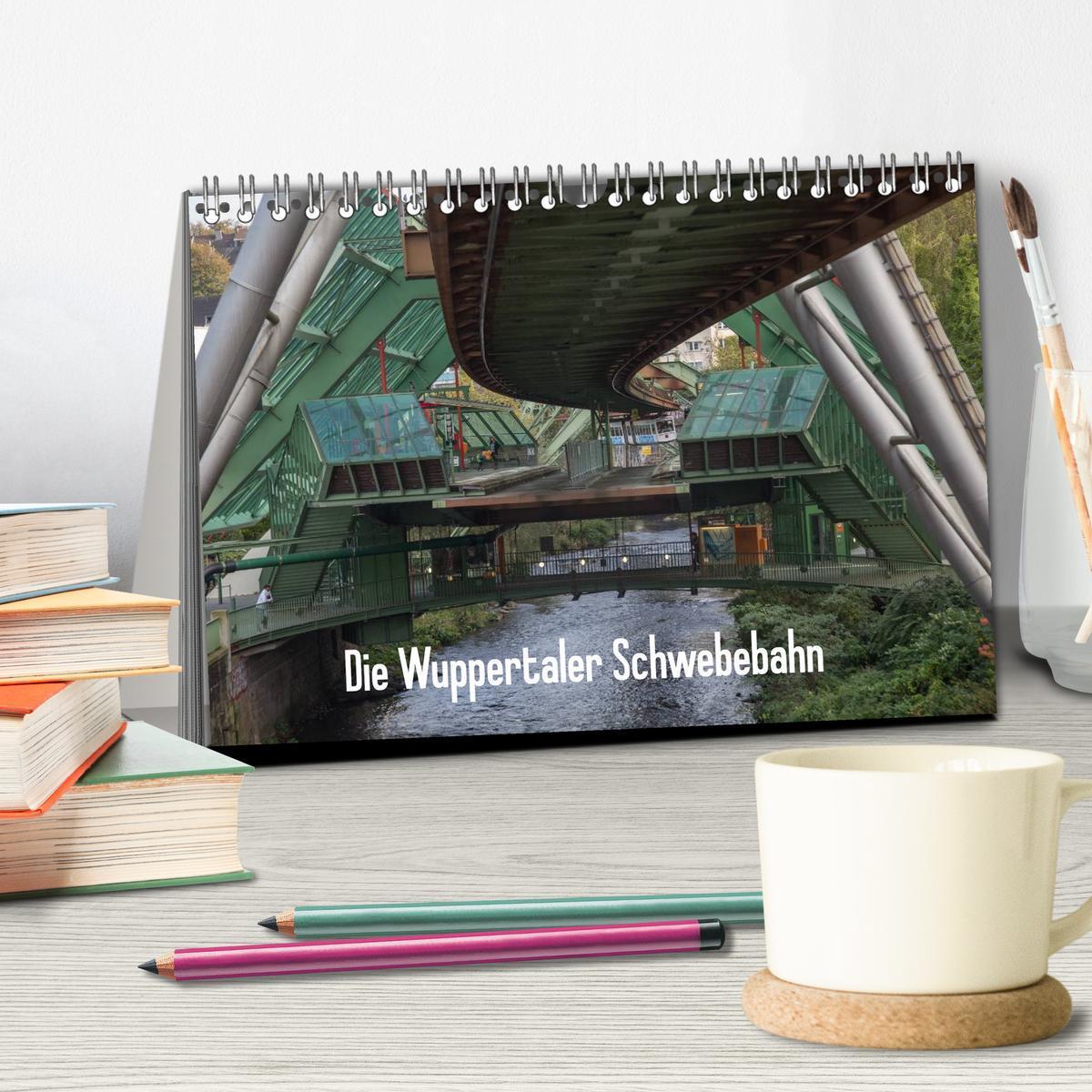 Bild: 9783435526369 | Die Wuppertaler Schwebebahn (Tischkalender 2025 DIN A5 quer),...