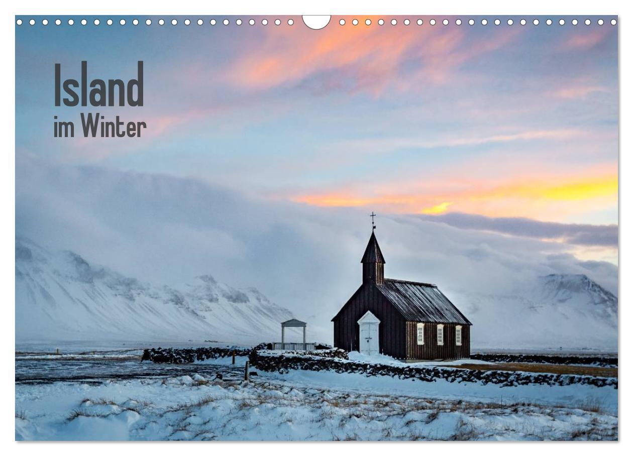 Cover: 9783435484058 | Island im Winter (Wandkalender 2025 DIN A3 quer), CALVENDO...