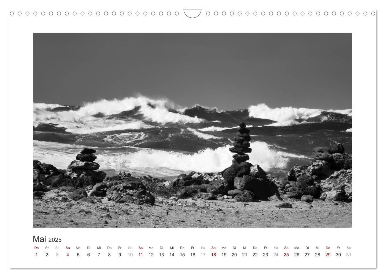 Bild: 9783435291328 | Monochrom Meer (Wandkalender 2025 DIN A3 quer), CALVENDO...