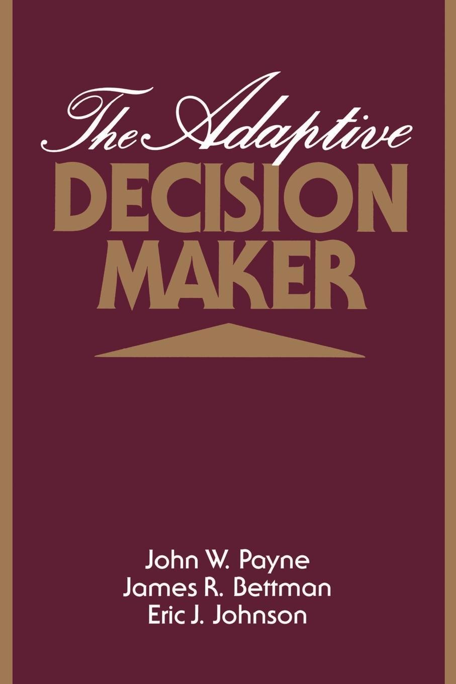Cover: 9780521425261 | The Adaptive Decision Maker | John W. Payne | Taschenbuch | Paperback