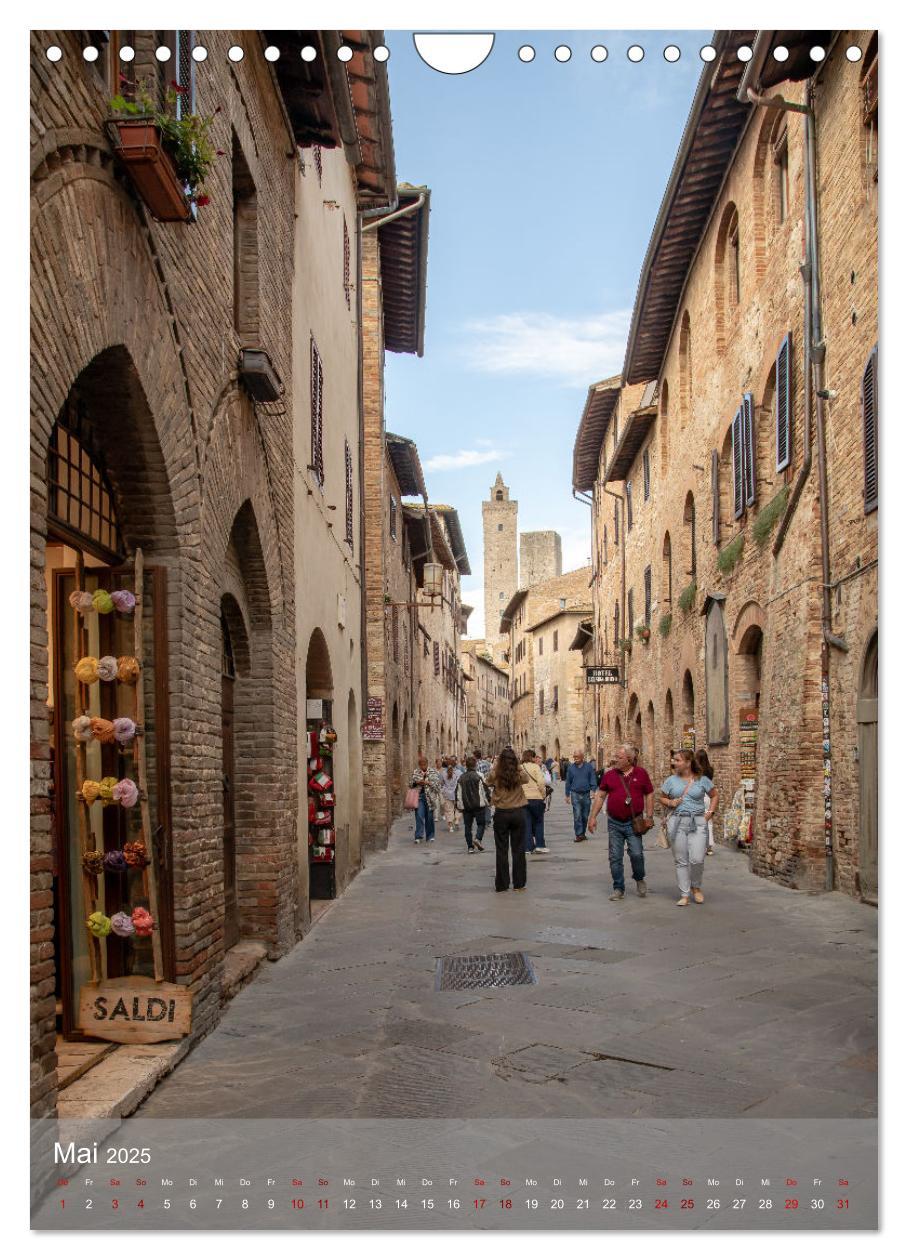 Bild: 9783457220184 | San Gimignano - Stadt der Türme (Wandkalender 2025 DIN A4 hoch),...