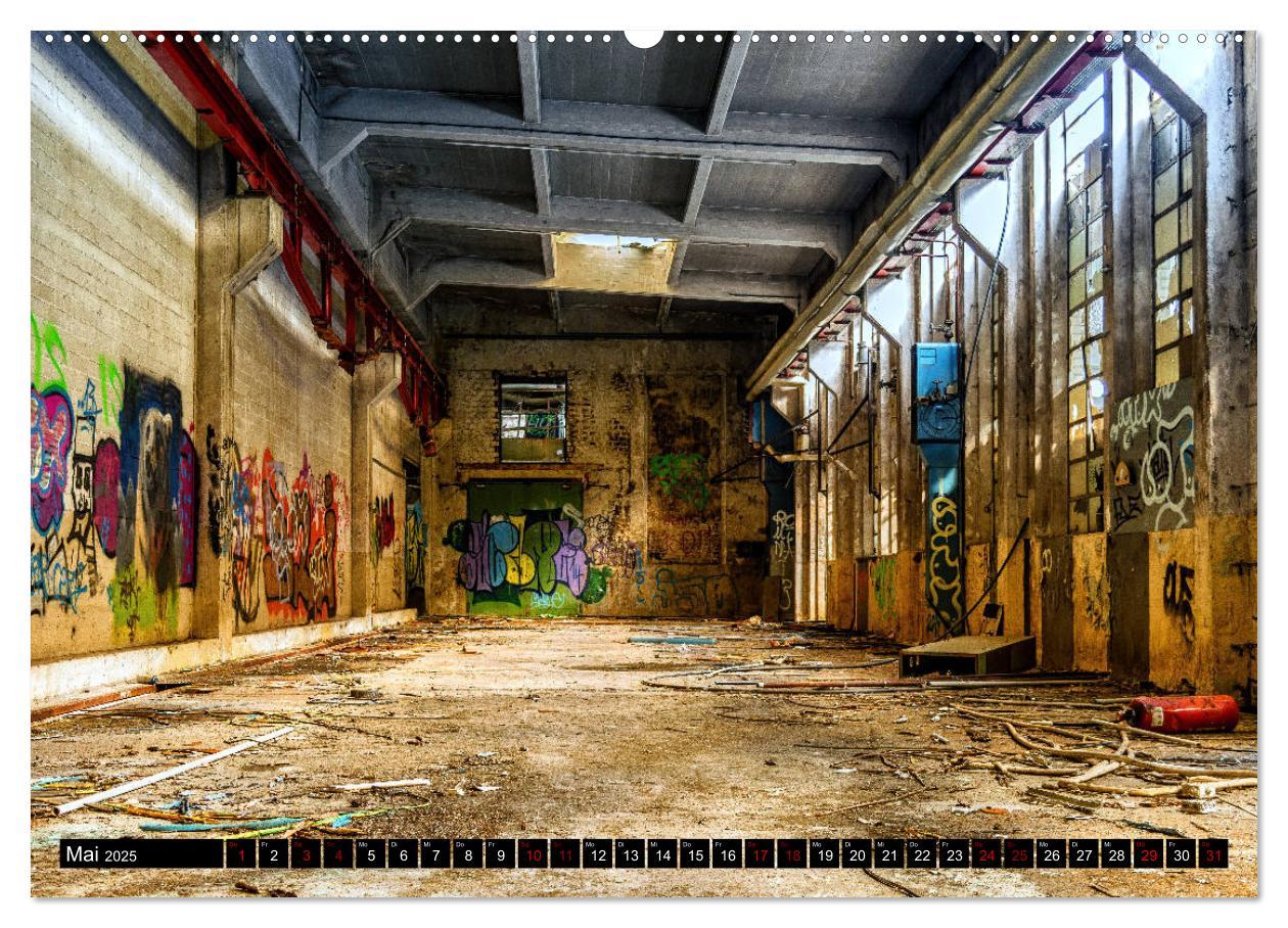 Bild: 9783435309924 | Lost Places Graffiti (Wandkalender 2025 DIN A2 quer), CALVENDO...