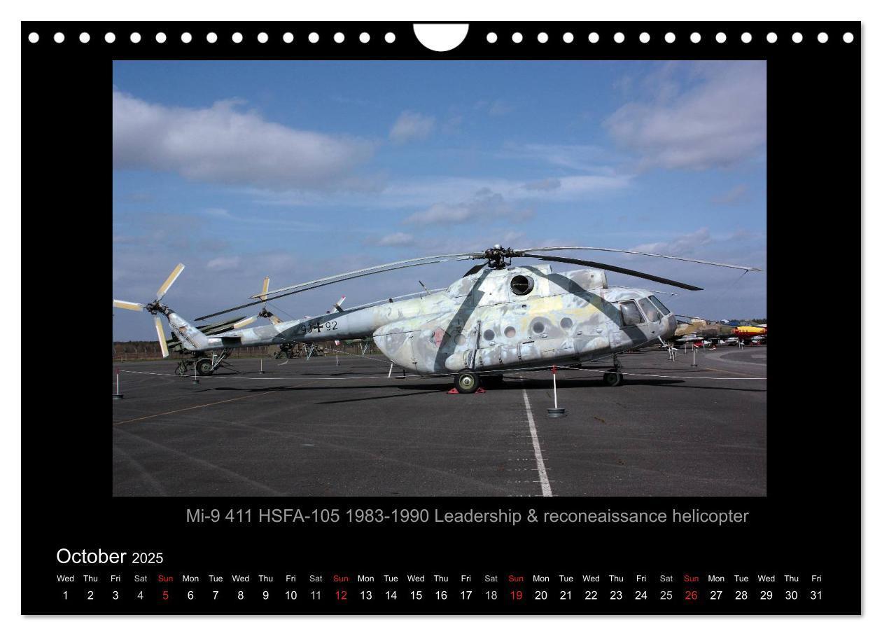 Bild: 9781325961832 | Airplanes and Helicopters of NVA 1957 - 1991 (Wall Calendar 2025...