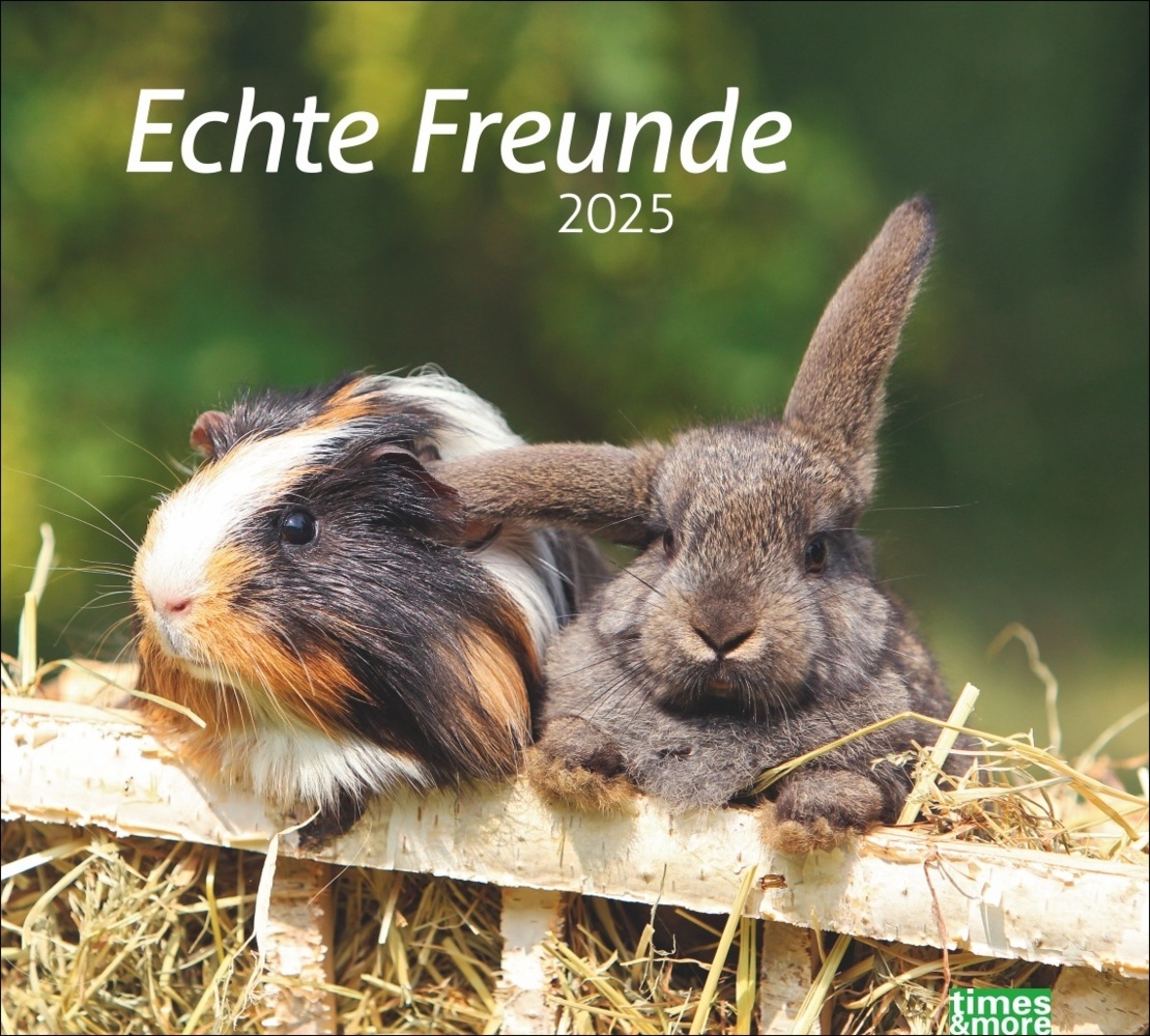 Cover: 9783756406906 | Echte Freunde Bildkalender 2025 | Kalender | Spiralbindung | 14 S.