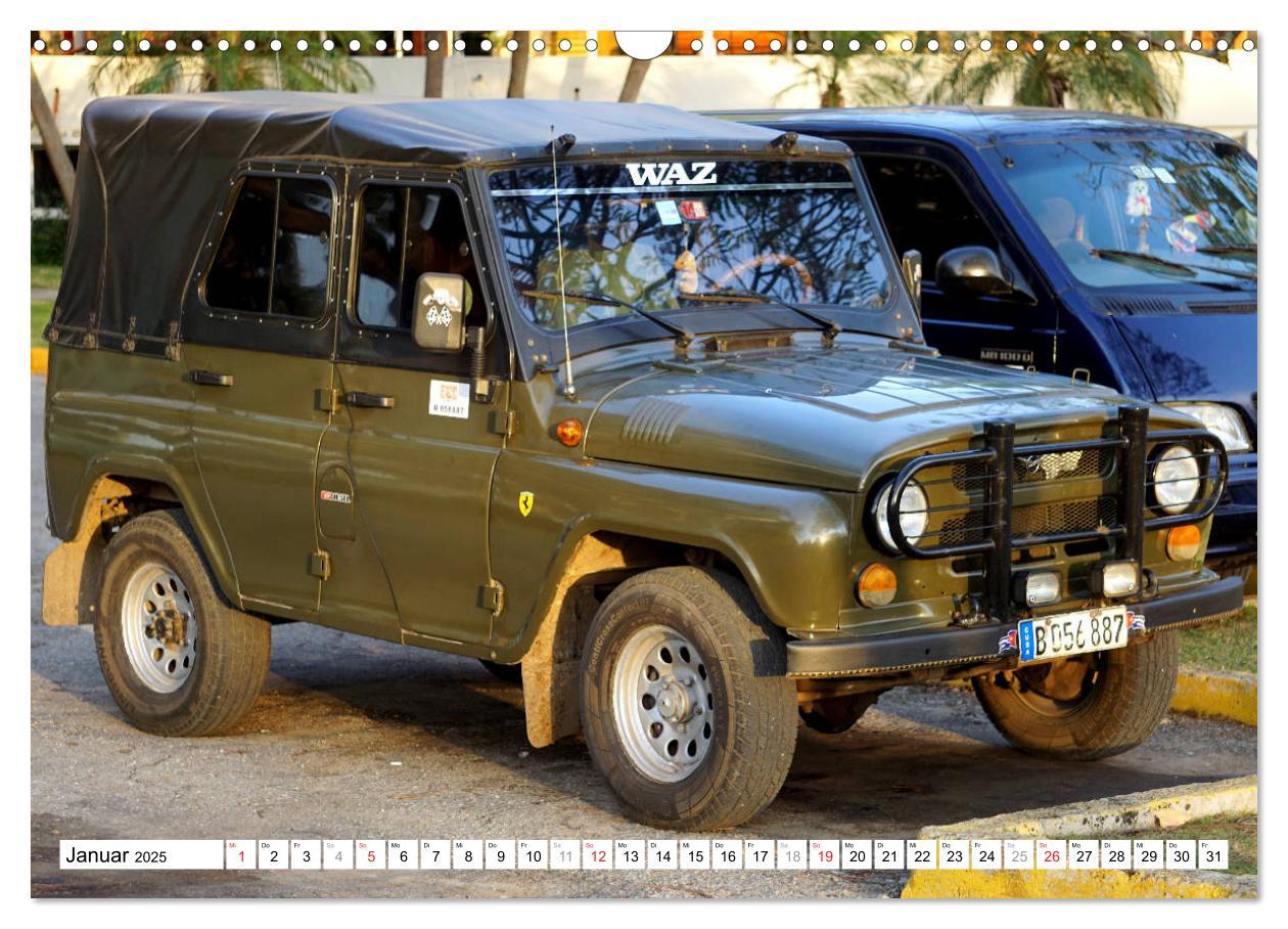 Bild: 9783435225835 | Sowjet-Legende - Der Geländewagen UAZ-469 in Kuba (Wandkalender...