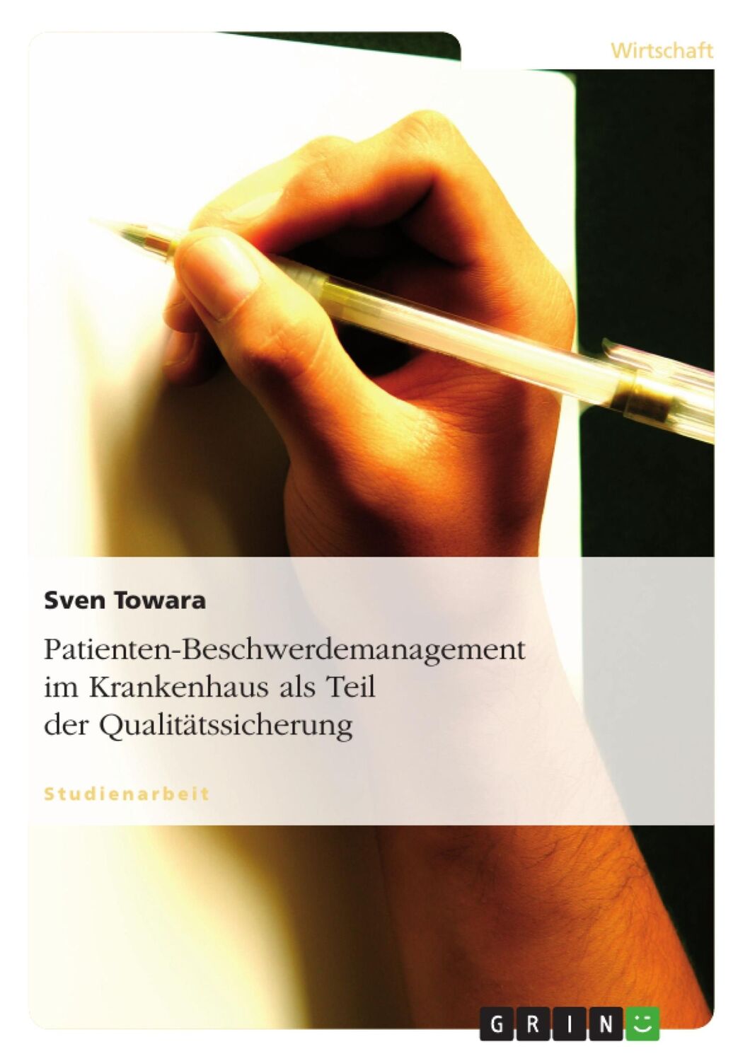 Cover: 9783638672795 | Patienten-Beschwerdemanagement im Krankenhaus als Teil der...