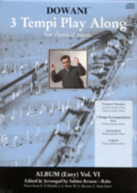 Cover: 632977050230 | Album Vol. VI for Flute and Piano | Dowani 3 Tempi Play Along | Dowani
