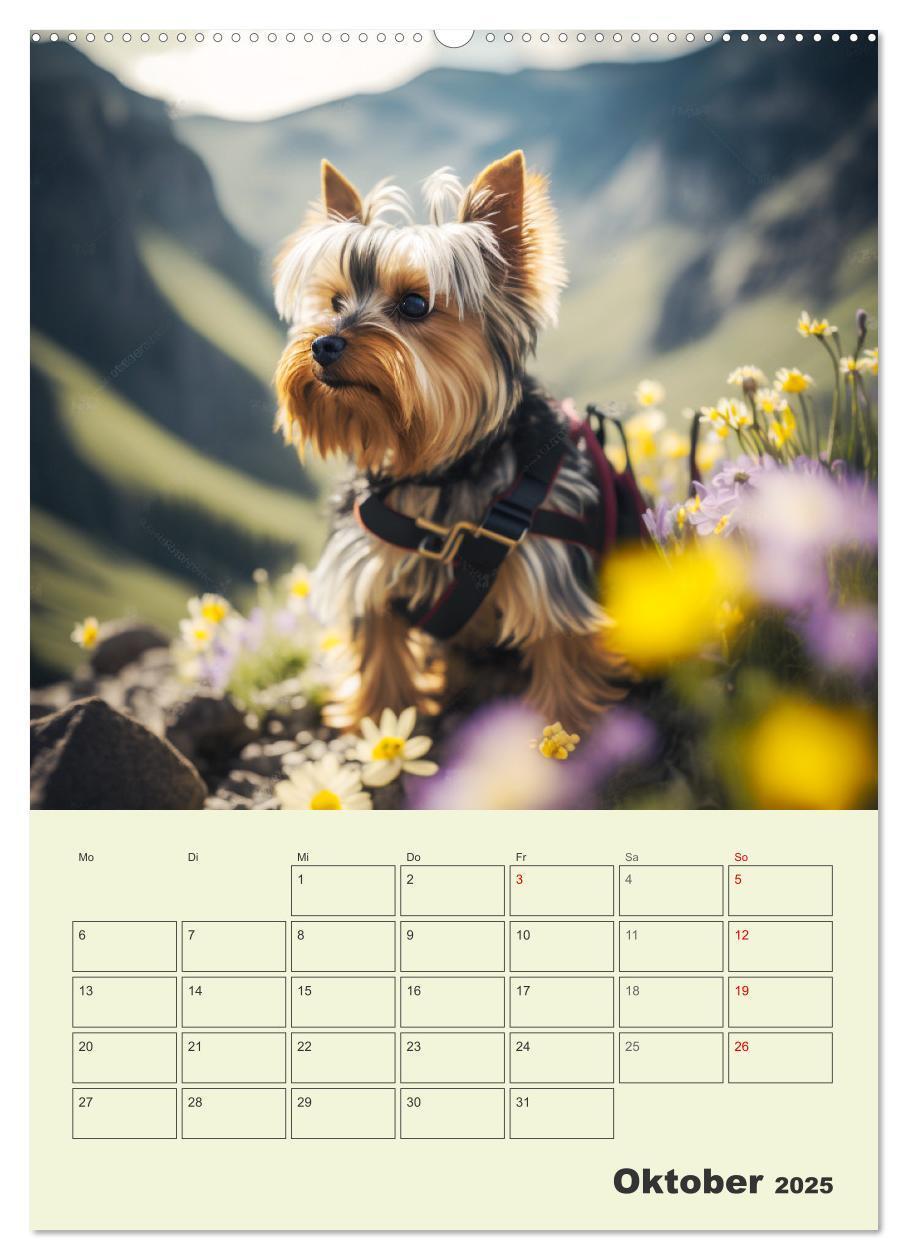 Bild: 9783435874200 | Yorkshire Terrier. Fröhliche Energiebündel in Aktion (Wandkalender...