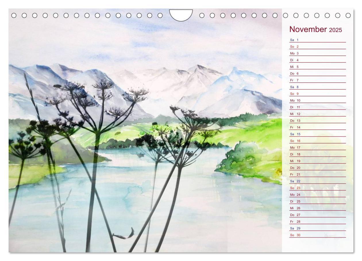 Bild: 9783435523122 | Murnau und das Blaue Land - Aquarelle und Fotografien (Wandkalender...