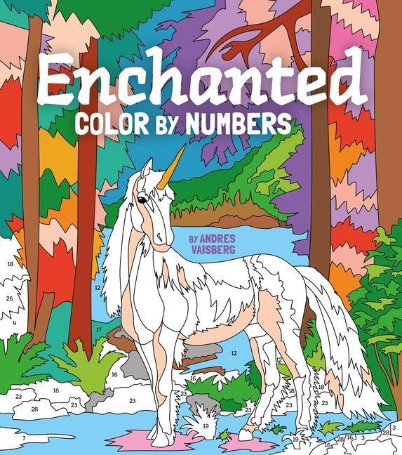 Cover: 9781398819634 | Enchanted Color by Numbers | Includes 45 Artworks to Colour | Vaisberg