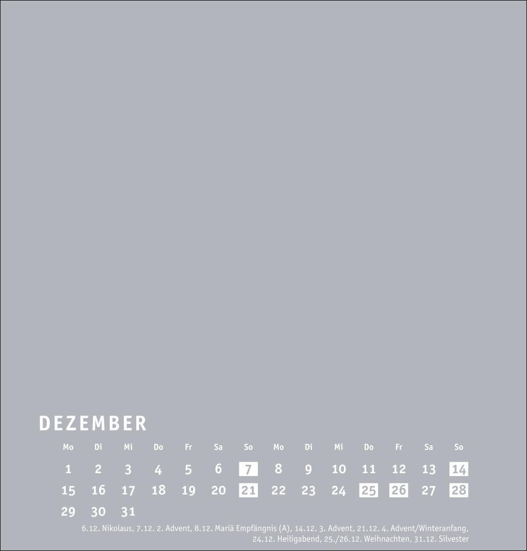 Bild: 9783756407903 | Premium-Bastelkalender silbergrau mittel 2025 | Heye | Kalender | 2025