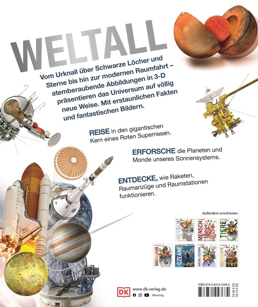 Rückseite: 9783831043682 | DK Wissen. Weltall | Buch | DK Wissen | 208 S. | Deutsch | 2022